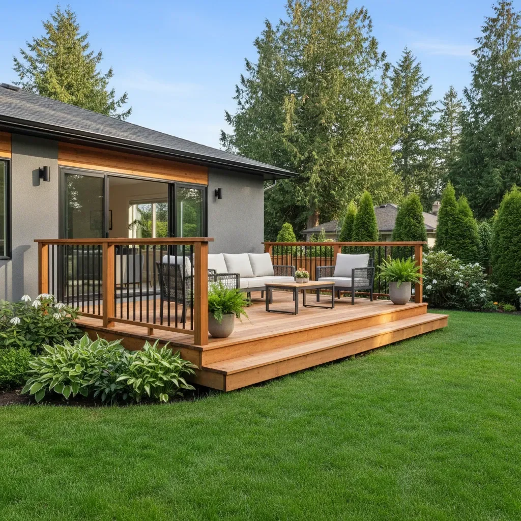 Wooden Deck Construction